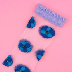 Coucou Suzette Anemone Sheer Socks* Sheer Socks