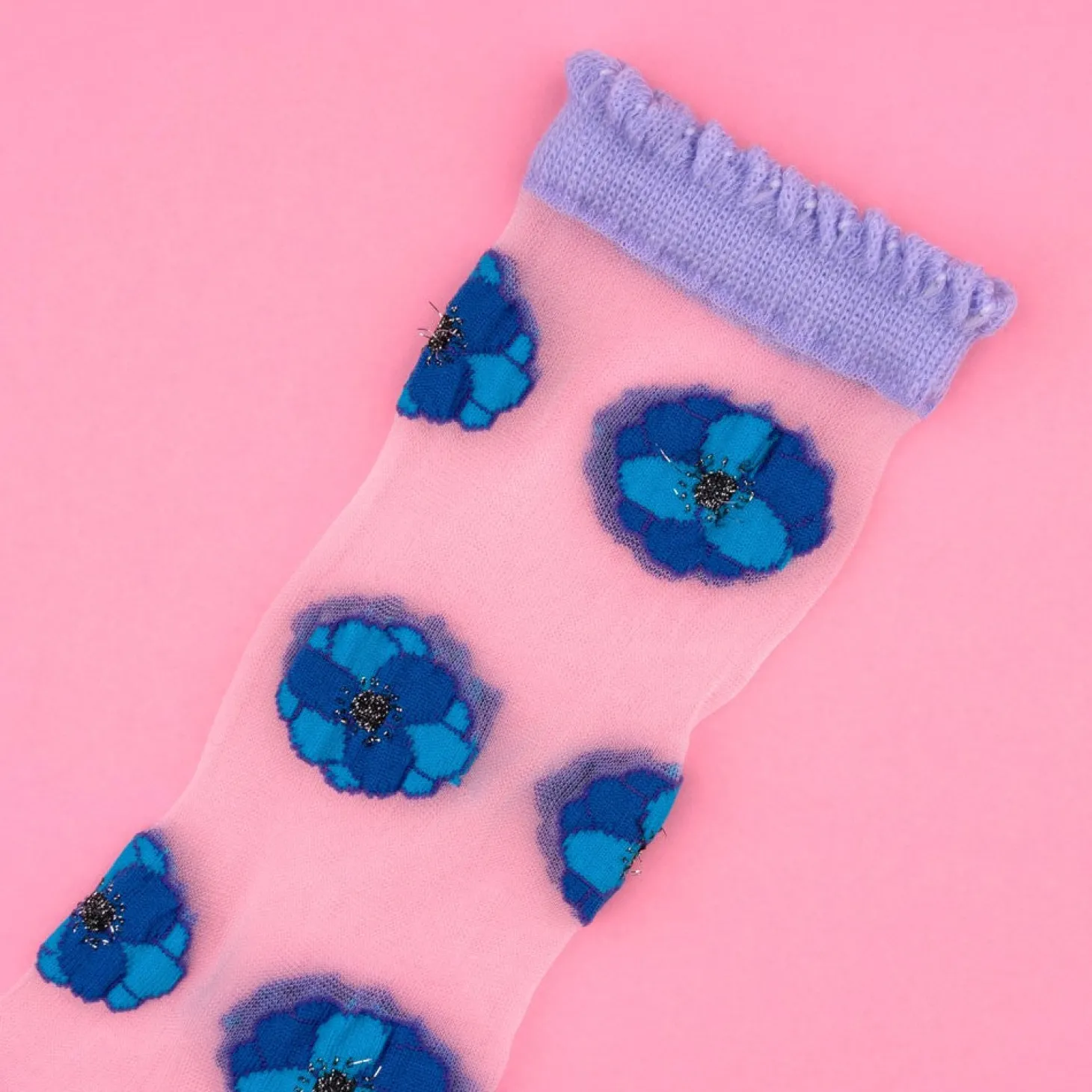 Coucou Suzette Anemone Sheer Socks* Sheer Socks
