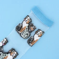 Coucou Suzette Australian Shepherd Sheer Socks* Sheer Socks