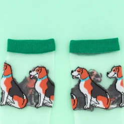 Coucou Suzette Beagle Sheer Socks* Sheer Socks