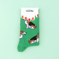 Coucou Suzette Beagle Socks* Cotton Socks