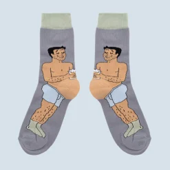 Coucou Suzette Beer Belly Socks - Black* Cotton Socks