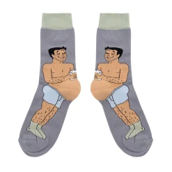Coucou Suzette Beer Belly Socks - Black* Cotton Socks