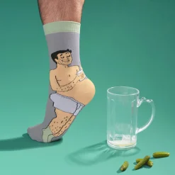 Coucou Suzette Beer Belly Socks - Black* Cotton Socks