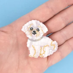 Coucou Suzette Bichon Hair Clip* Hair Clips