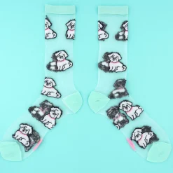 Coucou Suzette Bichon Sheer Socks* Sheer Socks