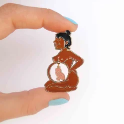 Coucou Suzette Black Mom & Mixed Baby Pin* Pins