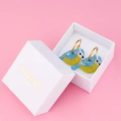 Coucou Suzette Blue Tit Earrings* Jewelry