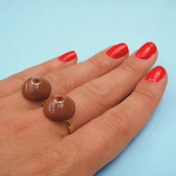 Coucou Suzette Boob Ring - Black* Jewelry