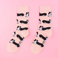Coucou Suzette Border Collie Socks* Cotton Socks