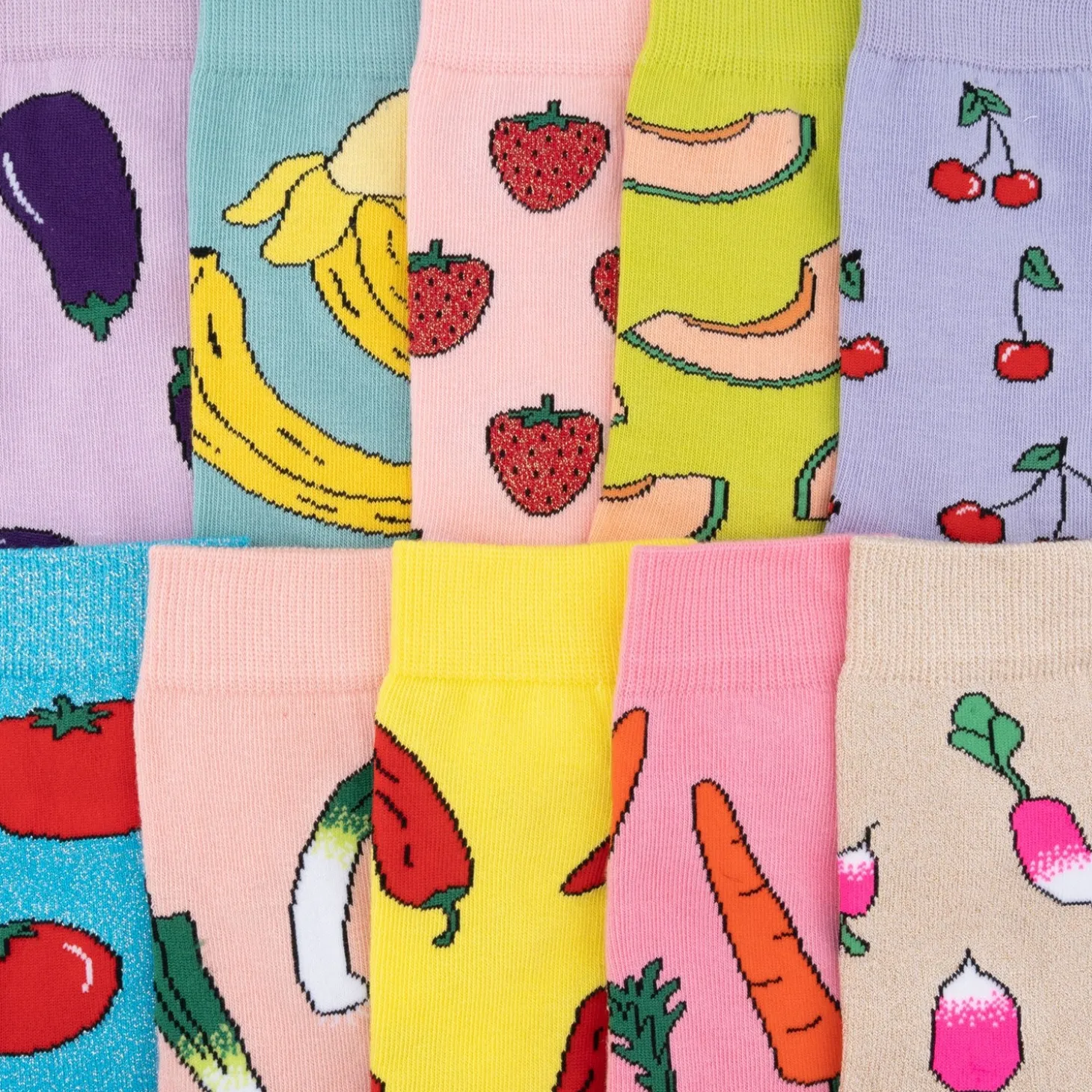 Coucou Suzette Cherry Socks* Cotton Socks