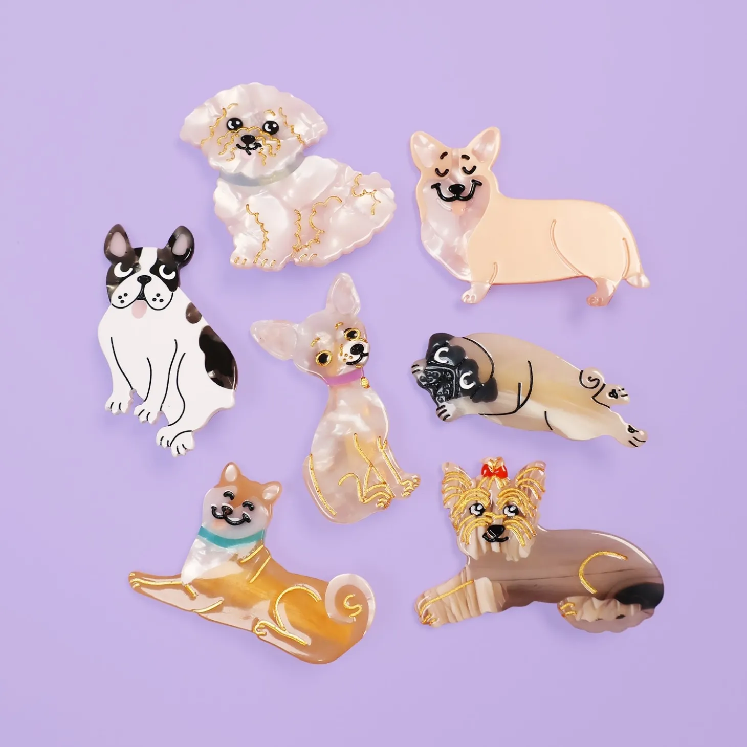 Coucou Suzette Chihuahua Hair Clip* Hair Clips