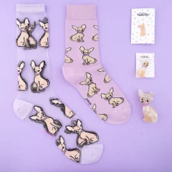 Coucou Suzette Chihuahua Sheer Socks* Sheer Socks