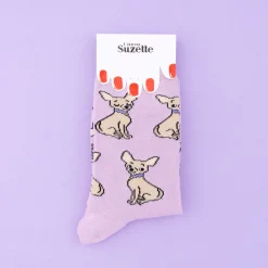 Coucou Suzette Chihuahua Socks* Cotton Socks