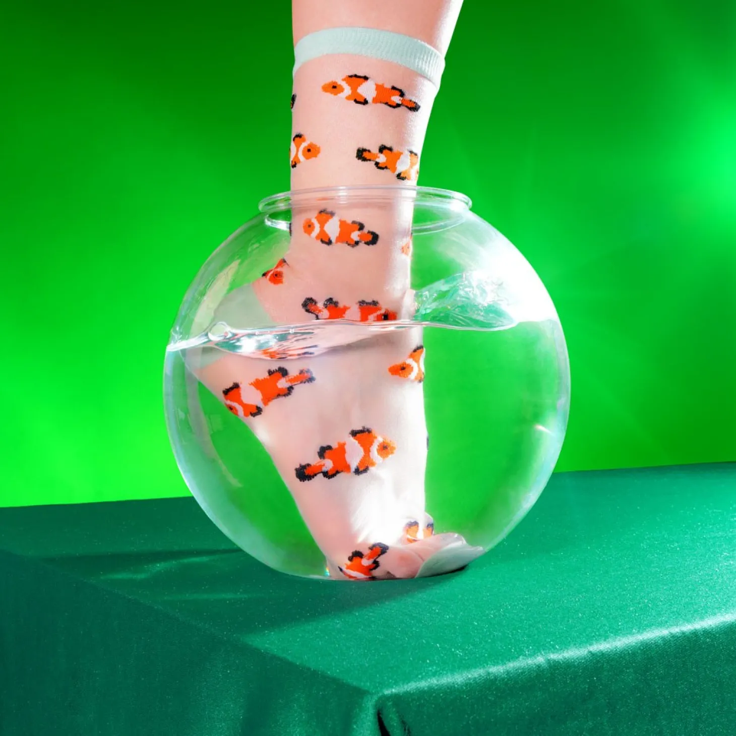 Coucou Suzette Clownfish Sheer Socks* Sheer Socks