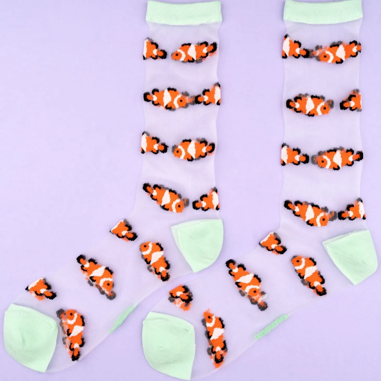 Coucou Suzette Clownfish Sheer Socks* Sheer Socks