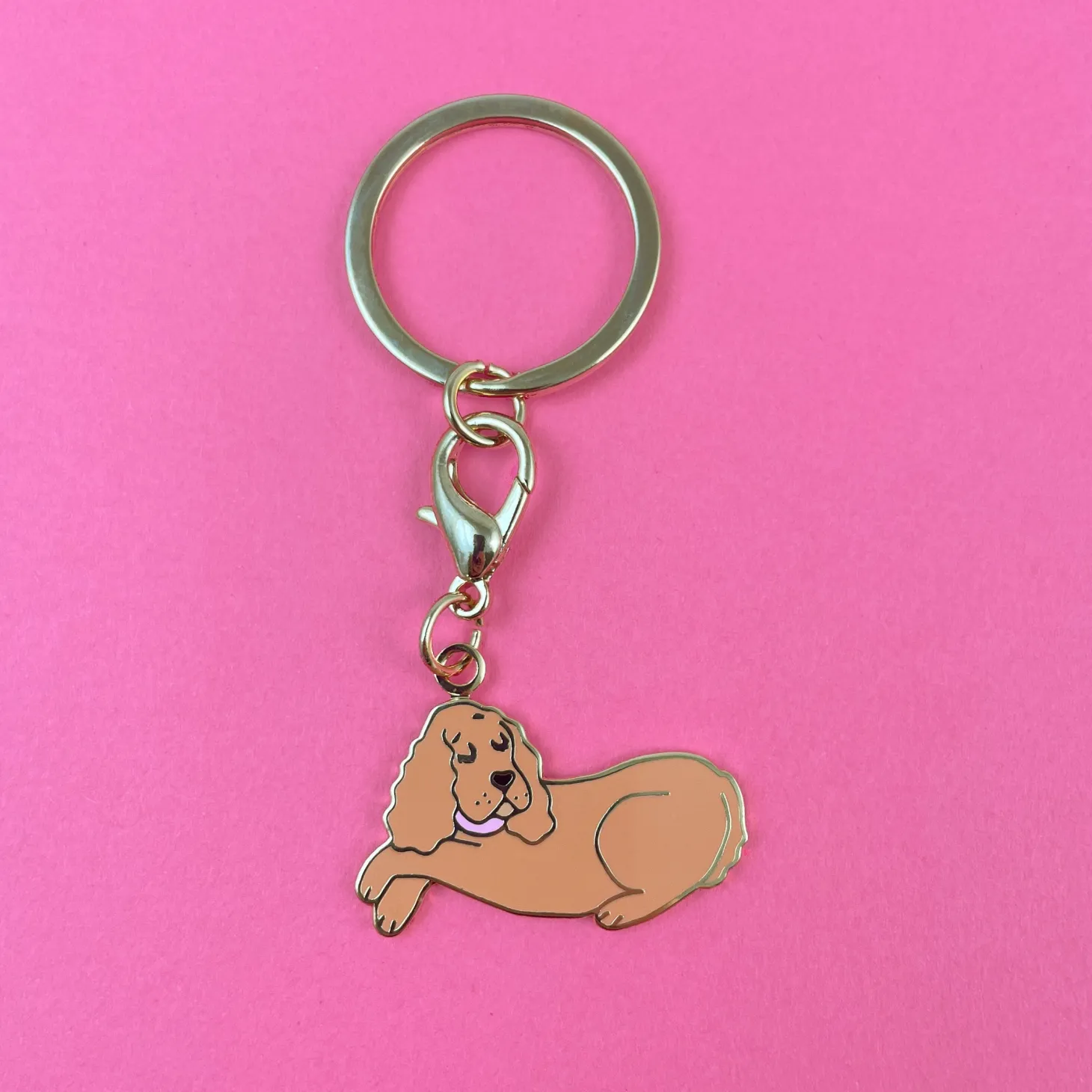 Coucou Suzette Cocker Key Ring / Pet Tag* Key Rings