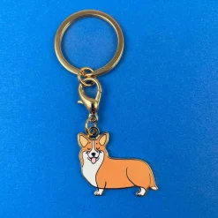 Coucou Suzette Corgi Key Ring / Pet Tag* Key Rings