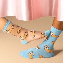 Coucou Suzette Corgi Socks* Cotton Socks