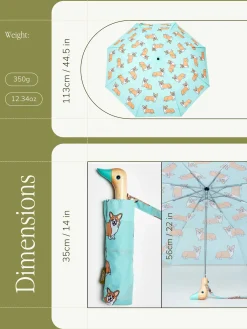 Coucou Suzette Corgi Umbrella* Umbrellas