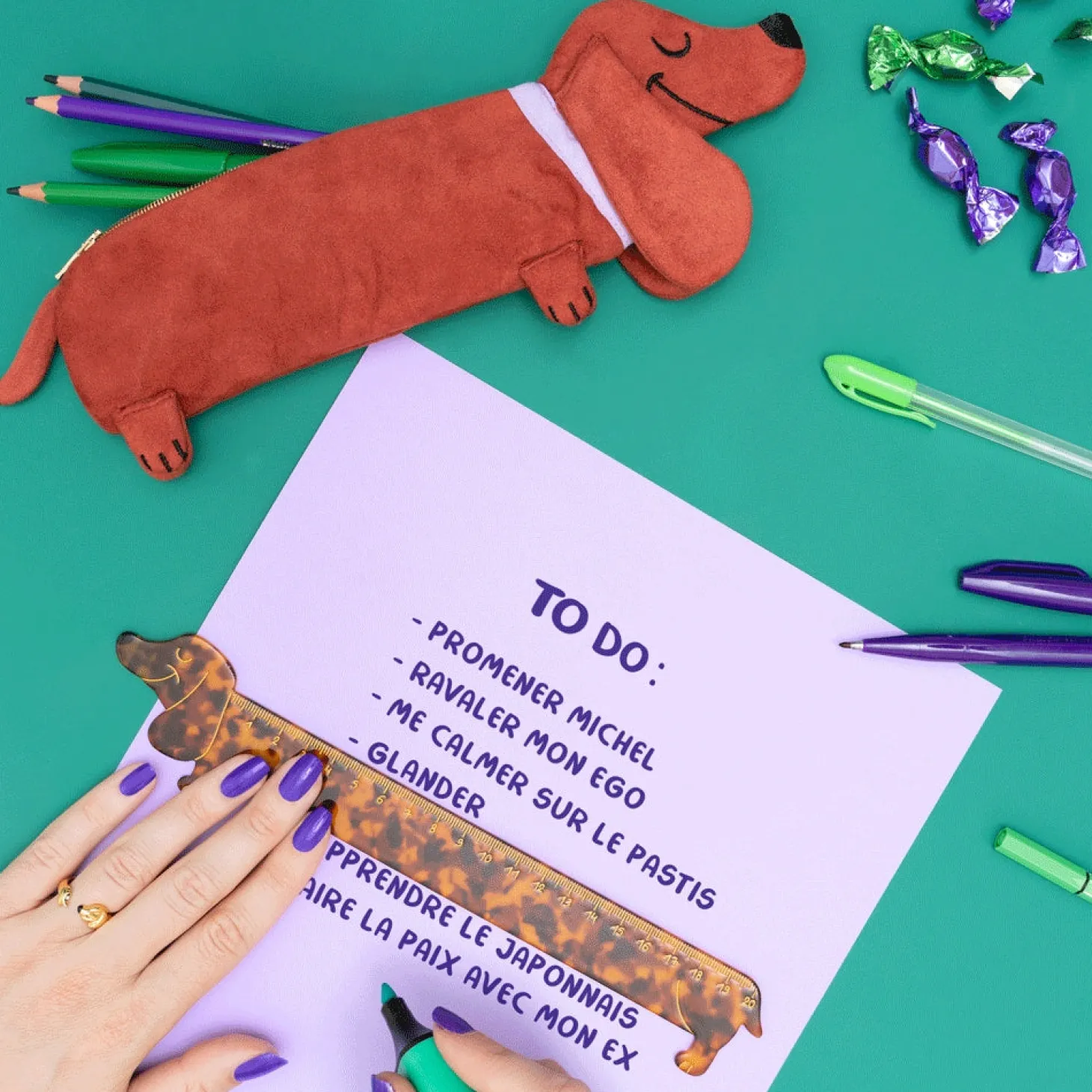 Coucou Suzette Dachshund Case* Stationery