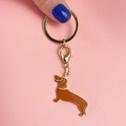 Coucou Suzette Dachshund Key Ring / Pet Tag* Key Rings