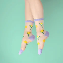 Coucou Suzette Daffodil Sheer Socks* Sheer Socks