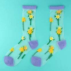 Coucou Suzette Daffodil Sheer Socks* Sheer Socks