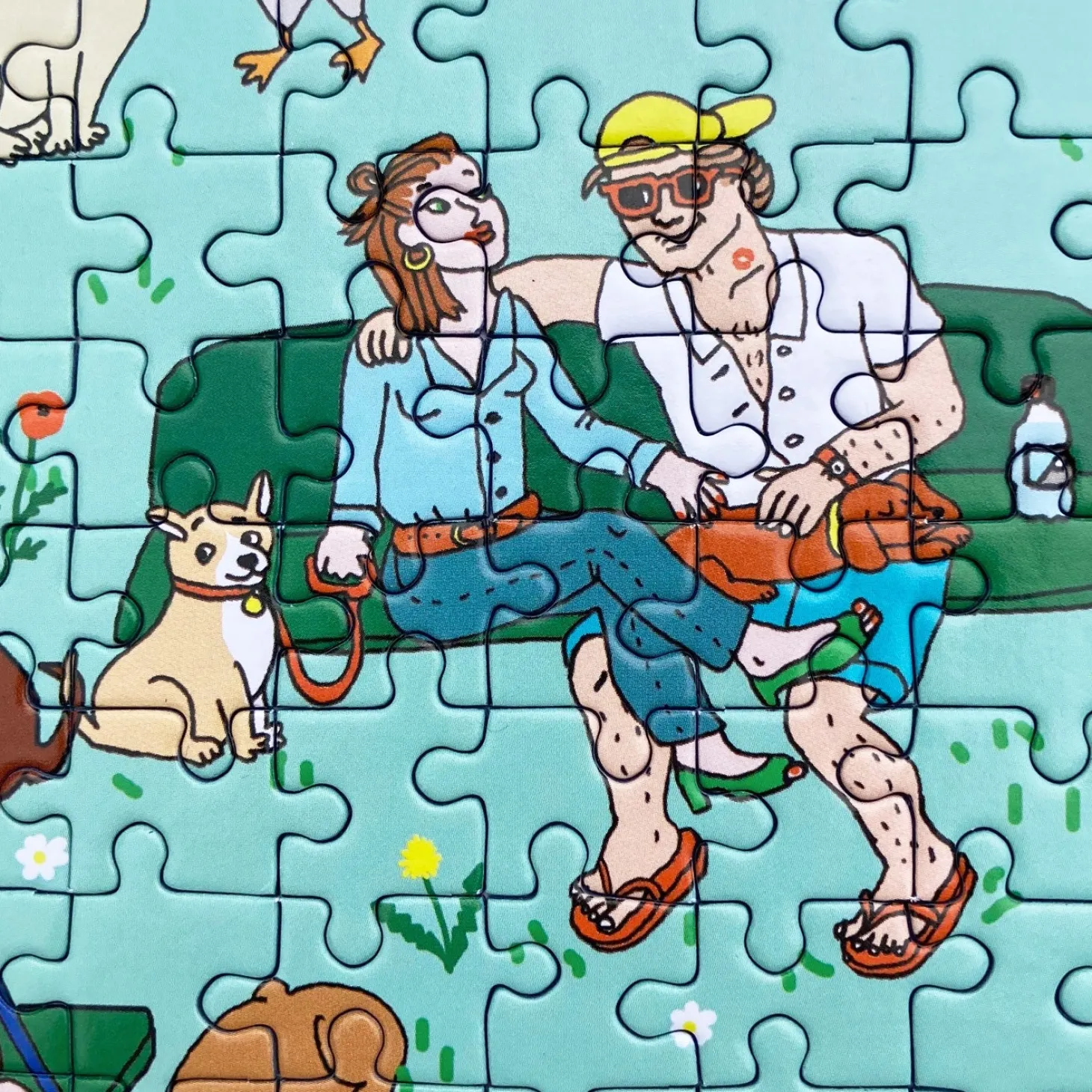 Coucou Suzette Dog Park Jigsaw Puzzle* Stationery
