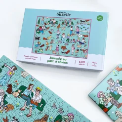 Coucou Suzette Dog Park Jigsaw Puzzle* Stationery