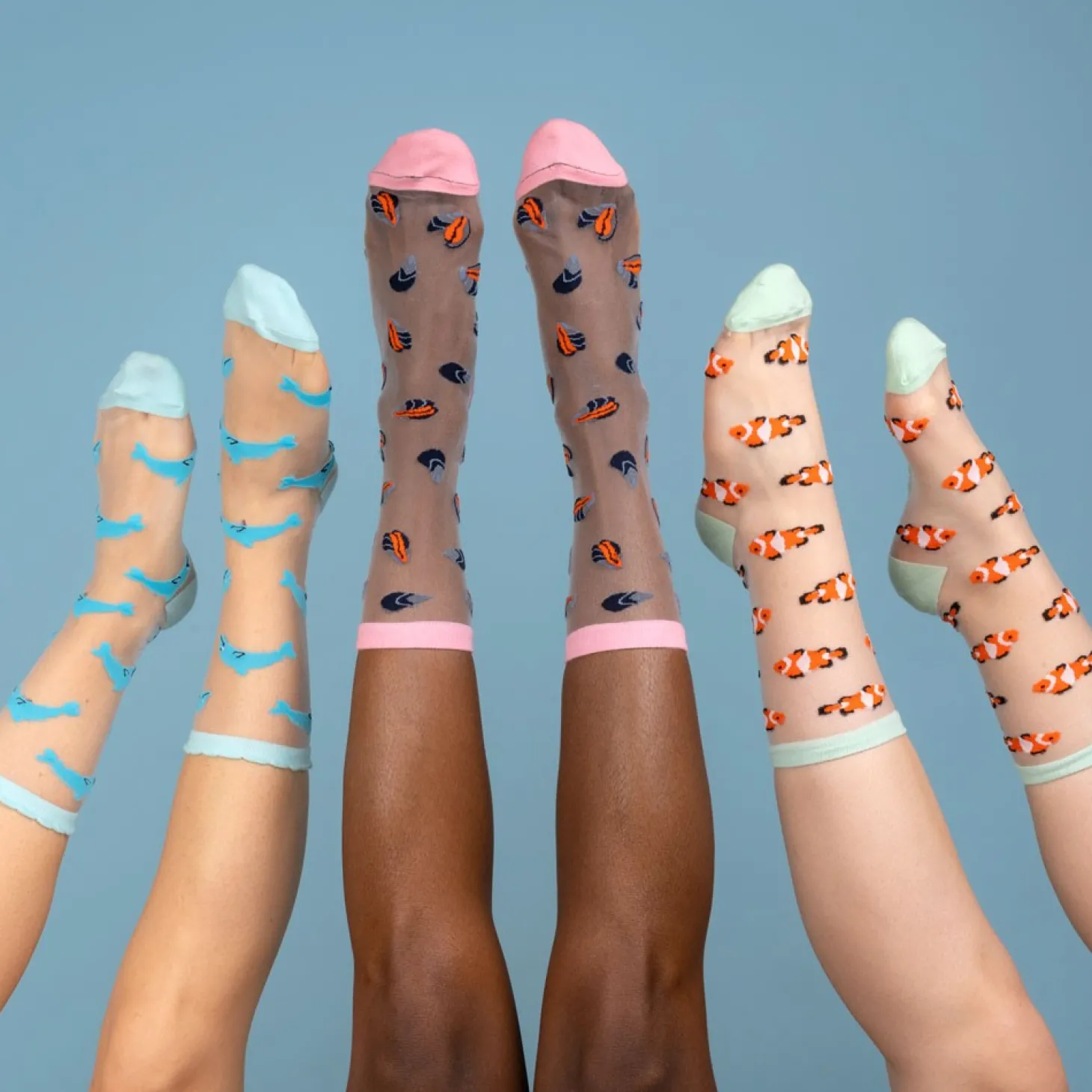 Coucou Suzette Dolphin Sheer Socks* Sheer Socks