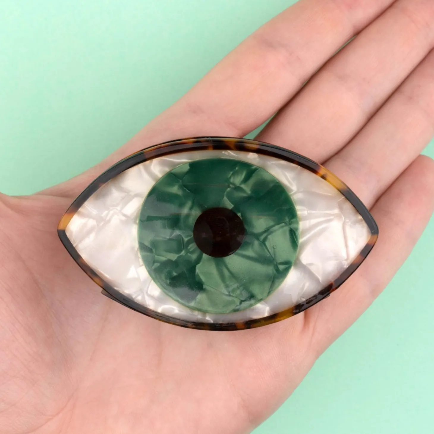 Coucou Suzette Eye Hair Claw - Green* Hair Claws