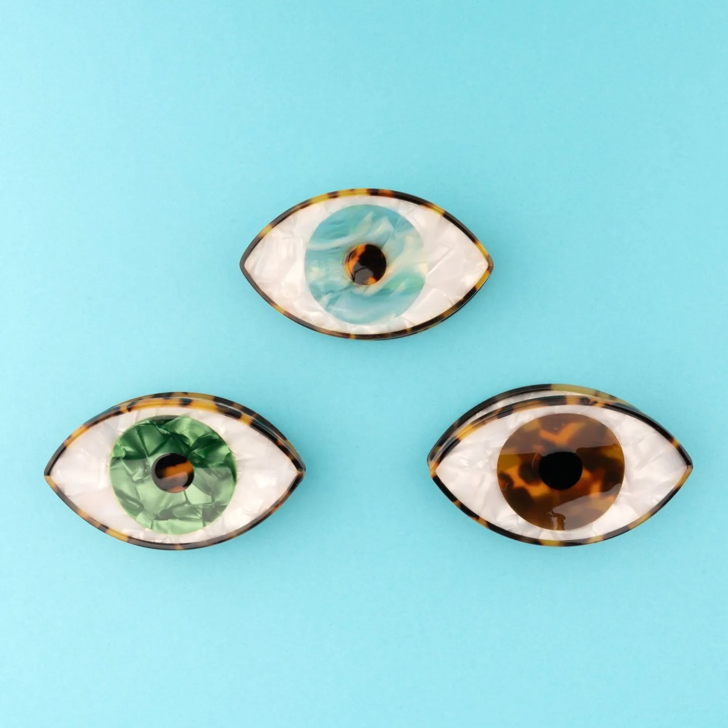 Coucou Suzette Eye Hair Claw - Green* Hair Claws