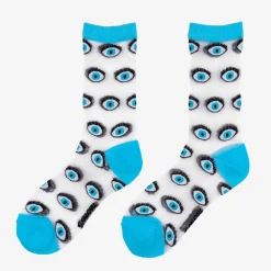 Coucou Suzette Eye Sheer Socks - Blue* Sheer Socks
