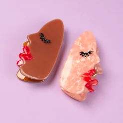 Coucou Suzette Face Hair Claw - Black* Hair Claws