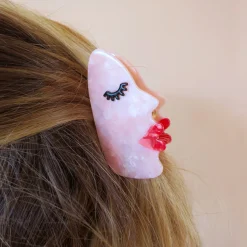 Coucou Suzette Face Hair Claw - White* Hair Claws
