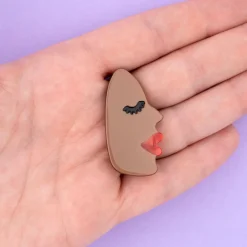 Coucou Suzette Face Hair Clip - Black* Hair Clips
