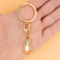 Coucou Suzette Ginger Cat Key Ring / Pet Tag* Key Rings