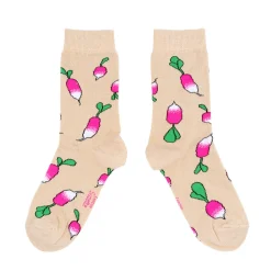 Coucou Suzette Glittery Radish Socks* Cotton Socks