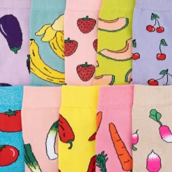 Coucou Suzette Glittery Strawberry Socks* Cotton Socks