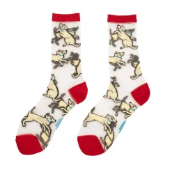 Coucou Suzette Golden Retriever Sheer Socks* Sheer Socks