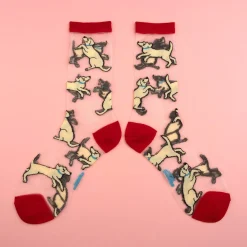Coucou Suzette Golden Retriever Sheer Socks* Sheer Socks