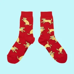 Coucou Suzette Golden Retriever Socks* Cotton Socks