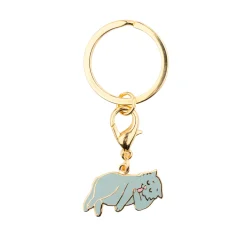 Coucou Suzette Grey Cat Key Ring / Pet Tag* Key Rings
