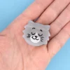Coucou Suzette Grey Cat Mini Hair Claw* Mini Hair Claws