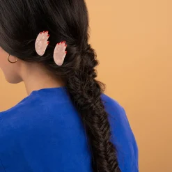 Coucou Suzette Hand Hair Clip - White* Hair Clips