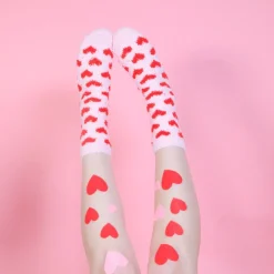 Coucou Suzette Heart Fuzzy Socks* Slippers And Fuzzy Socks
