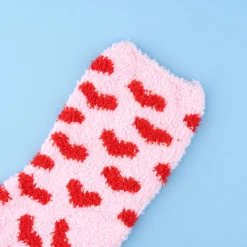 Coucou Suzette Heart Fuzzy Socks* Slippers And Fuzzy Socks