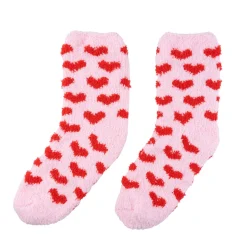 Coucou Suzette Heart Fuzzy Socks* Slippers And Fuzzy Socks