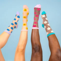 Coucou Suzette Hibiscus Sheer Socks* Sheer Socks